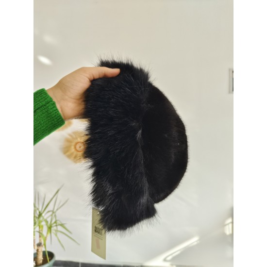 KÜRK SİYAH KALPAK ŞAPKA 