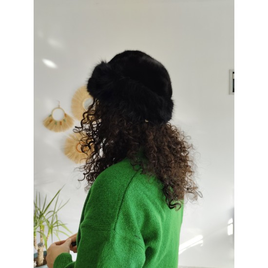 KÜRK SİYAH KALPAK ŞAPKA 